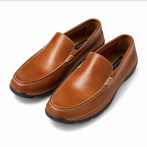Tommy Hilfiger Kerry Cognac Preppy Driving Loafers Mens Sz 9.5